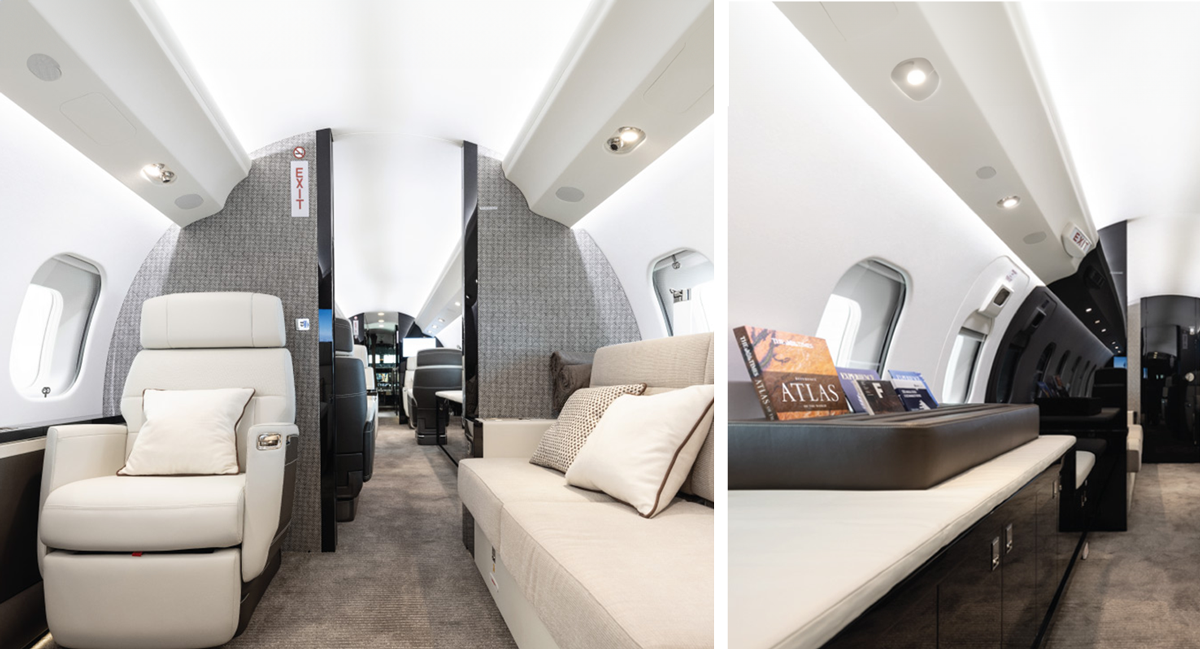 VIP Private Jet Services and Amenities: Interior Design Aesthetics 