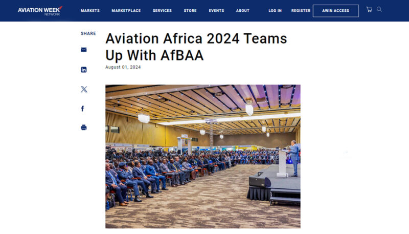 Aviation Africa 2024 Teams Up With AfBAA