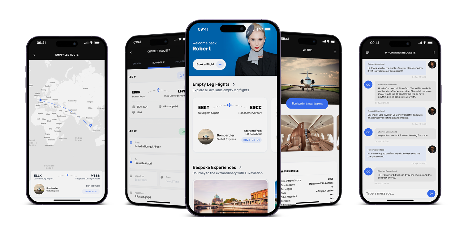 Private Jet App for Luxury Travel: Book Private Jet Flights, Private Jet Travel, and Charter Services